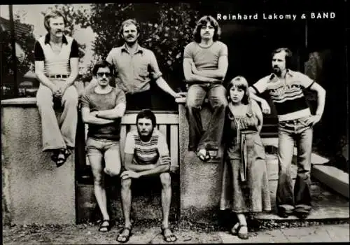 Ak Reinhard Lakomy und Band, Nelken in Aspik, DDR