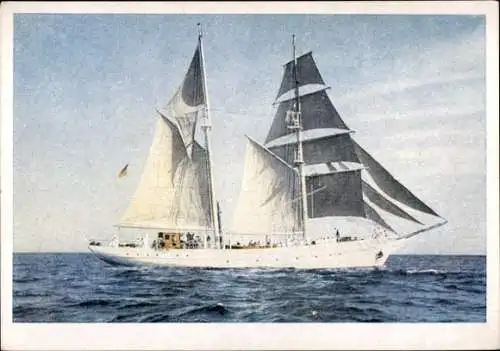 Ak Segelschulschiff Wilhelm Pieck, Zweimaster