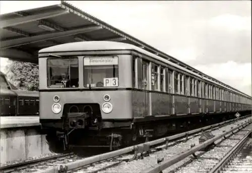 Ak 60 Jahre Berliner S-Bahn, Zug der Baureihe 276.1, Richtung Alexanderplatz
