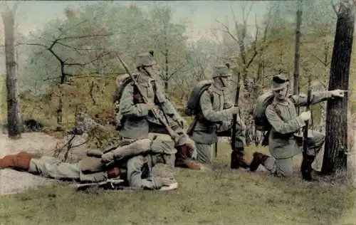 Ak 2. Kgl. Sächs. Jäger Bataillon No. 13, Felduniform