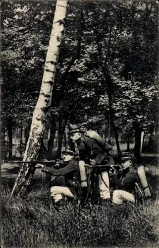 Ak Dresden, Kgl. 2. Jäger Batl. Nr. 13 auf dem Schießstand