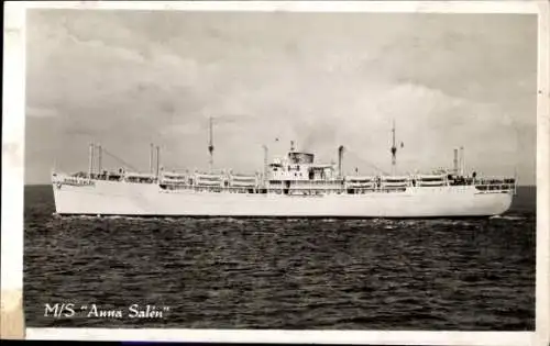Ak Dampfschiff MS Anna Salén, Salenlines