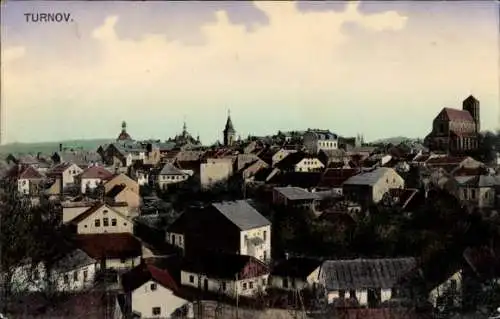 Ak Turnov Turnau Region Reichenberg, Panorama