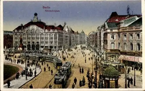 Ak Berlin Mitte, Alexanderplatz,  Alexanderplatz, Fotografier, Teppiche