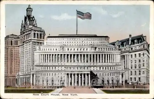 Ak New York City USA, New Court House