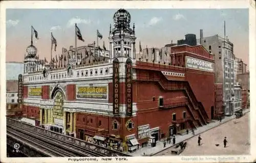 Ak New York City USA, Hippodrome