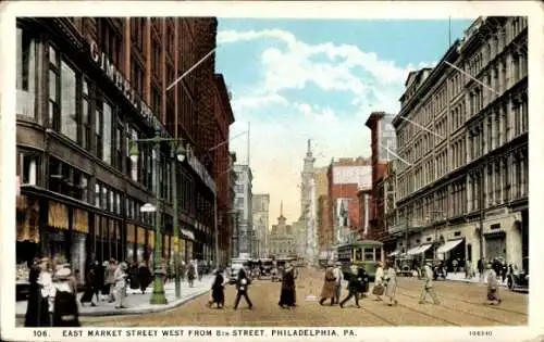 Ak Philadelphia Pennsylvania USA, East Market Street