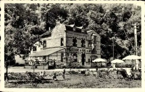CPA Vieuxville Barvaux Wallonie Luxembourg, Hotel Restaurant des Ruines de Logne
