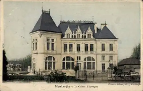 Ak Montargis Loiret, Architektonisches Gebäude, La Caisse d'Epargne,  Architektur