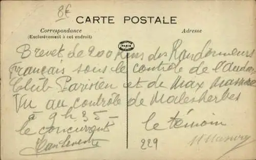 Ak Malesherbes Loiret, Pont du Moulin sur l'Essone