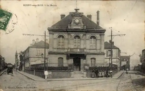 Ak Rosny sous Bois Seine Saint Denis, La Mairie