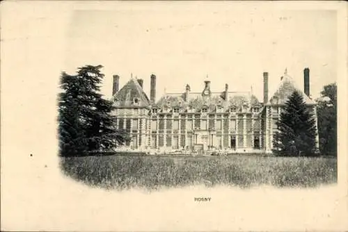 Ak Rosny sous Bois Seine Saint Denis, Schloss, Park, r Stil, klassische Architektur