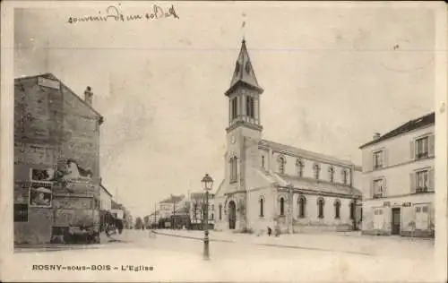 Ak Rosny sous Bois Seine Saint Denis, Kirche