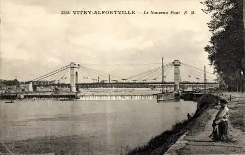 CPA Vitry Alfortville Val de Marne, Nouveau Pont