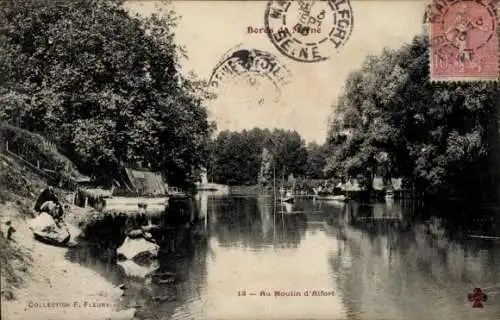 CPA Alfort Val de Marne, Au Moulin d'Alfort