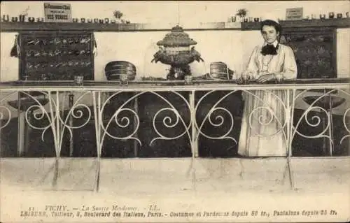 Ak Vichy Allier, La Source Mesdames, Theke