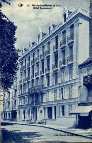 CPA Néris les Bains Allier, Hotel Promenade