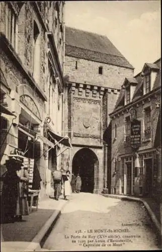 Ak Le Mont Saint Michel Manche, Porte du Roy