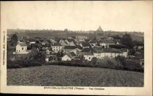 Ak Brigueil le Chantre Vienne, Panorama