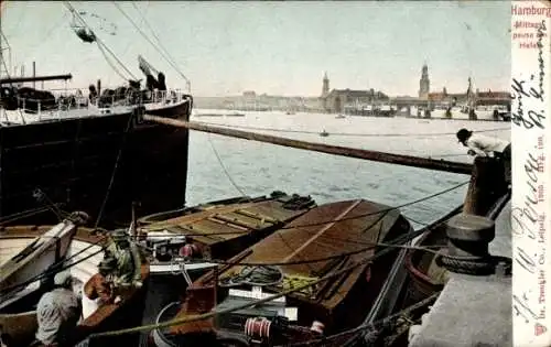 Ak Hamburg, Hafen