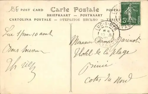 Ak Luc sur Mer Calvados, La Rue de la Mer