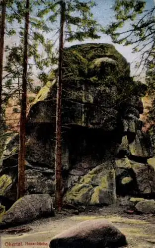 Ak Oker Goslar am Harz, Okertal, Hexenküche