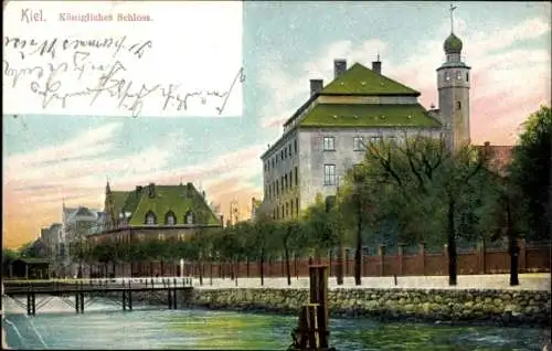 Ak Kiel in Schleswig Holstein, Königliches Schloss