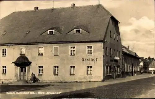 Foto Ak Wehrsdorf Sohland a d Spree, Gasthof Erbgericht