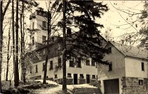 Ak Sohland an der Spree, Berggaststätte Grenzbaude, Aussichtsturm