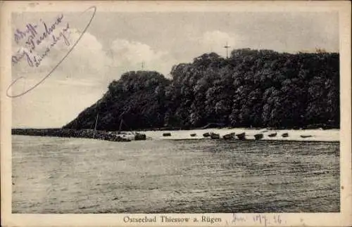 Ak Thiessow auf Rügen, Gesamtansicht