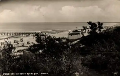 Ak Juliusruh Breege auf Rügen, Strand