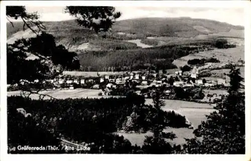 Ak Gräfenroda in Thüringen, Blick auf  Thüringen, malerische Landschaft, Häuser