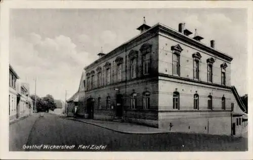 Ak Wickerstedt Bad Sulza im Weimarer Land Thüringen, Gasthof Karl Zipfel