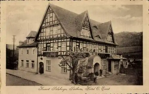 Ak Sülzhayn Ellrich im Harz Thüringen, Hotel