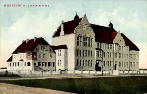Ak Merseburg Saalekreis Sachsen Anhalt, Kgl. Lehrer Seminar