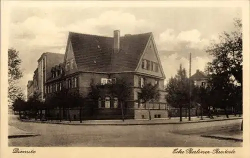 Ak Diemitz Halle an der Saale, Berliner Straße Ecke Breite Straße