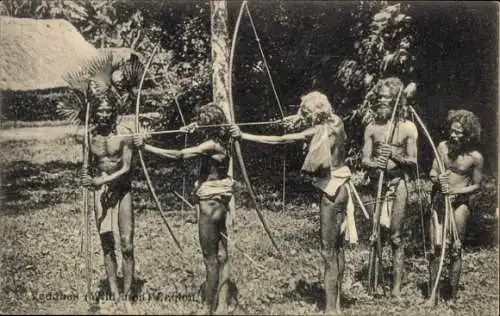 Ak Colombo Ceylon Sri Lanka, guerriers indigènes