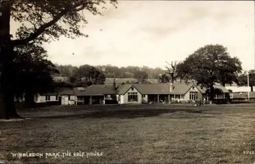 Ak Wimbledon London England, Golfhaus im Park