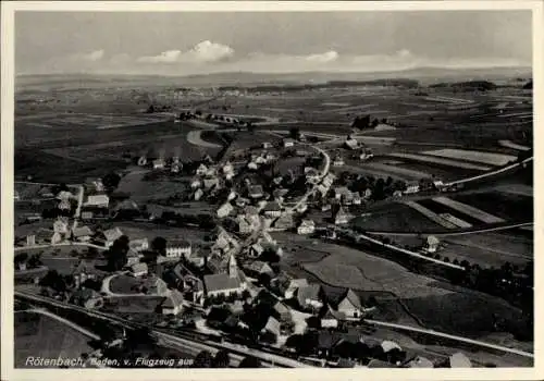 Ak Rötenbach Friedenweiler Baden, Fliegeraufnahme