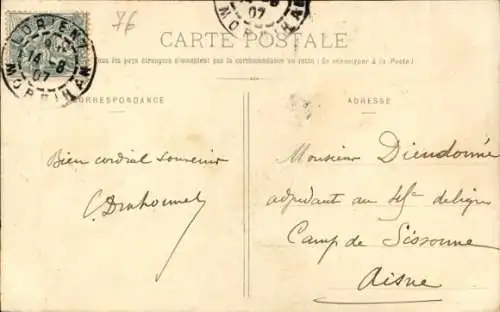 Ak Lorient Morbihan, Hafenansicht von  Boote, Gebäude am Quai,  