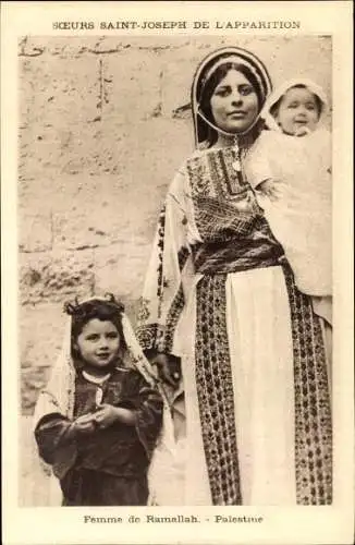 Ak Ramallah Palästina, Soeurs Saint Joseph de l'Apparition