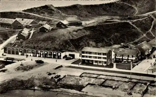 Ak Helgoland in Schleswig Holstein, Oberland, Kaffeeterrasse Felseneck 