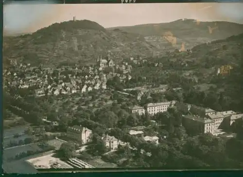 Ak Heppenheim an der Bergstraße, Stadtansicht von Heppenheim an der Bergstrasse mit der Starke...