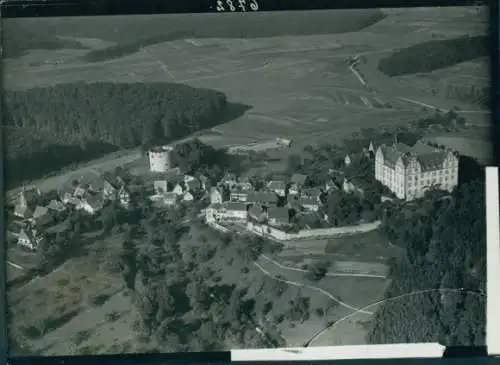 Foto Lichtenberg Fischbachtal im Odenwald, Fliegeraufnahme