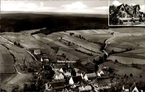 Ak Obermusbach Musbach Freudenstadt im Schwarzwald, Gasthof Auerhahn, Panorama