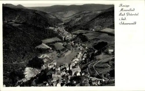 Ak Bad Peterstal Griesbach im Schwarzwald Baden, Fliegeraufnahme