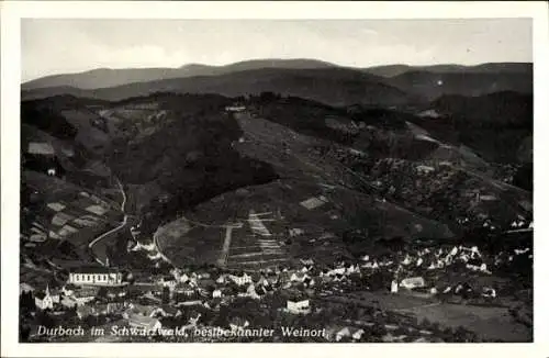 Ak Durbach im Schwarzwald Baden, Fliegeraufnahme