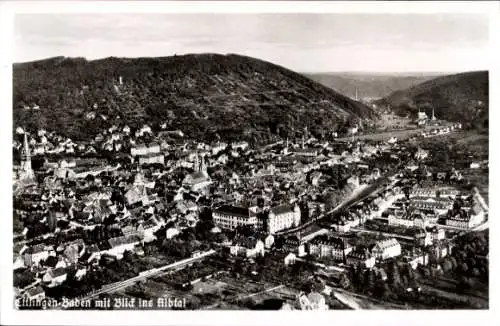 Ak Ettlingen in Baden, Fliegeraufnahme