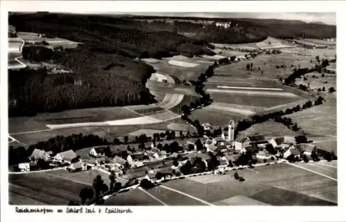 Ak Reichenhofen Leutkirch im Allgäu Württemberg, Fliegeraufnahme, Schloss Zeil