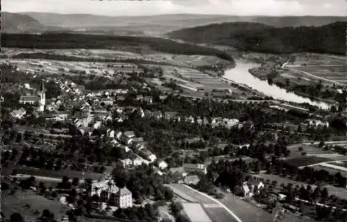 Ak Gailingen am Hochrhein, Fliegeraufnahme